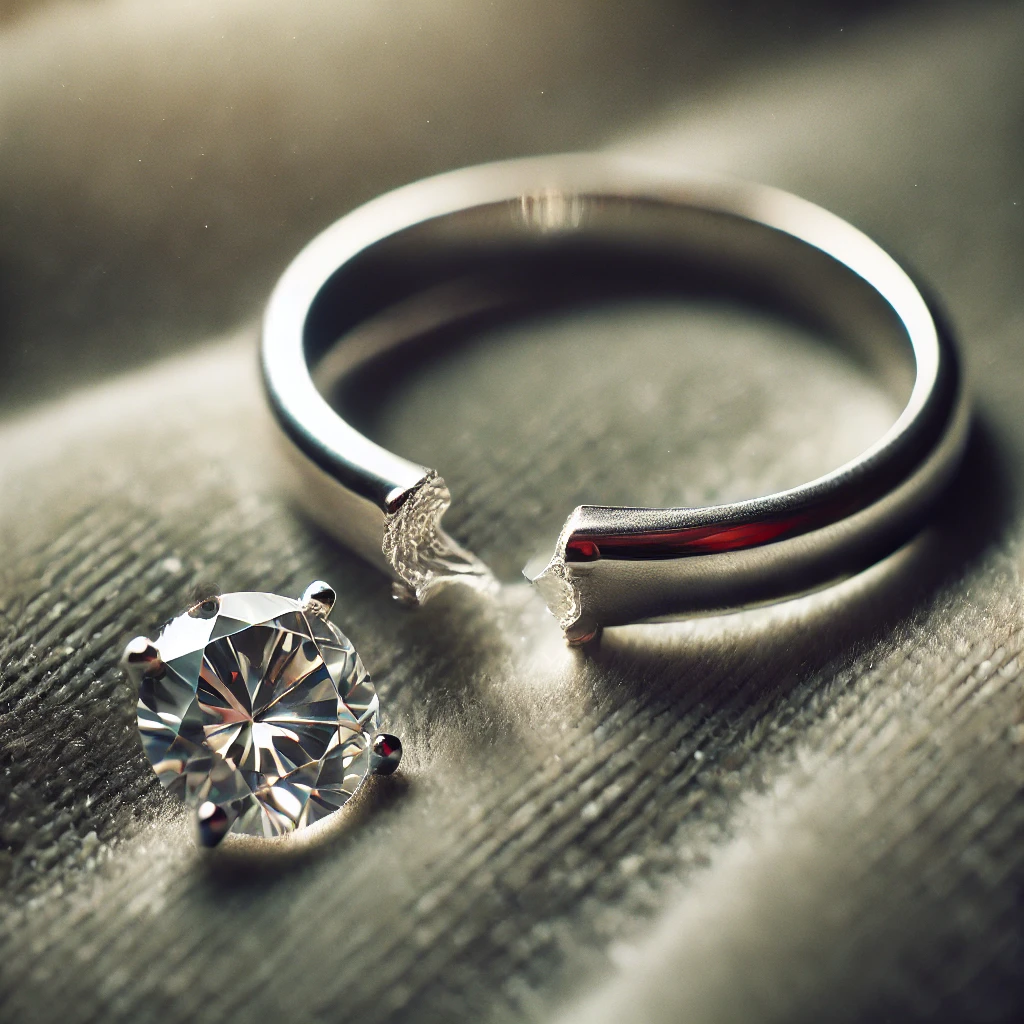 broken engagement ring